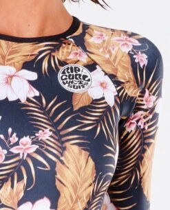 Rip Curl G Bomb 1mm L/S Boyleg Shorty Wetsuit 2023 - Black/Gold -Aqua Style Shop 94068 114wsp 5040 5