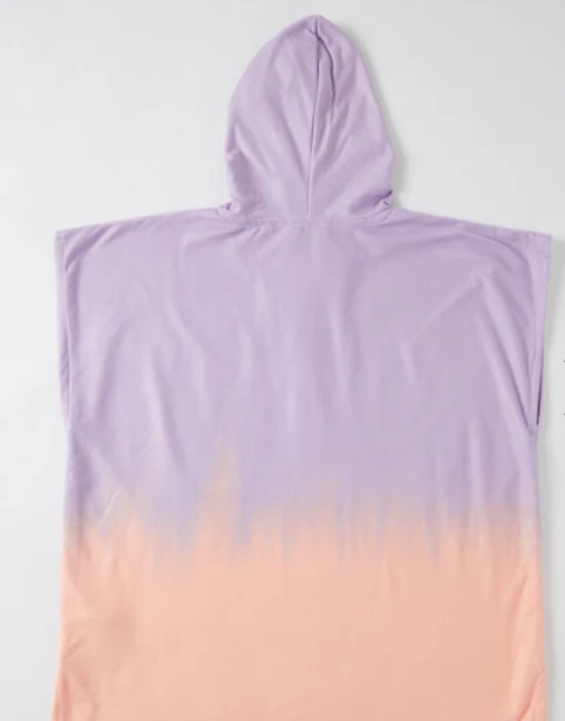 Rip Curl Dip Dye Kids Hooded Towel - Lilac 4 Rip Curl Dip Dye Kids Hooded Towel - Lilac - Image 2