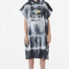 Rip Curl Printed Hooded Boys Towel - Black/White